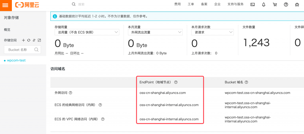 WordPress阿里云OSS对象云储存配置教程