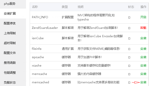 php扩展安装