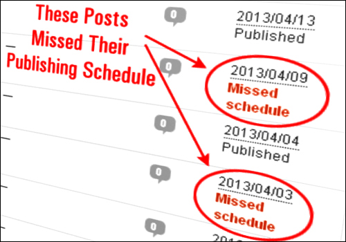 WordPress解决定时发布功能失败的问题(插件WP Missed Schedule Posts)