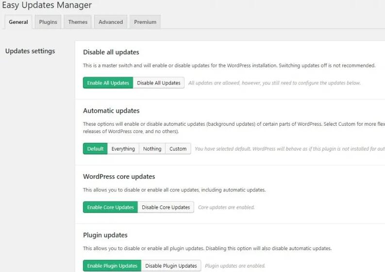 Easy Updates Manager