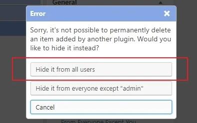 Menu Editor Pro