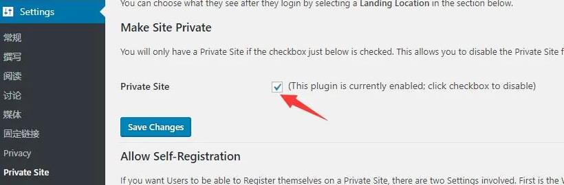 My Private Site设置加密整站