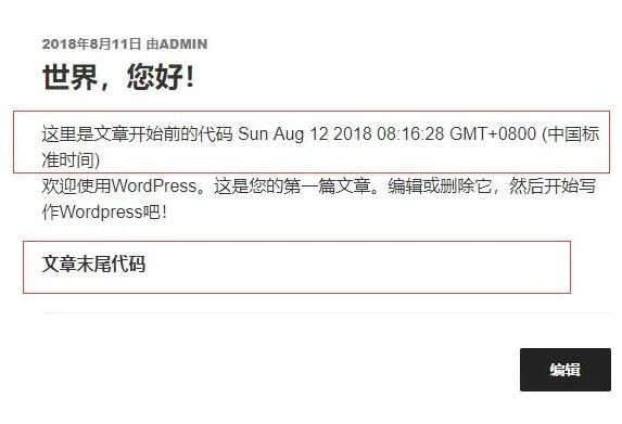 WordPress代码插入插件 Header and Footer