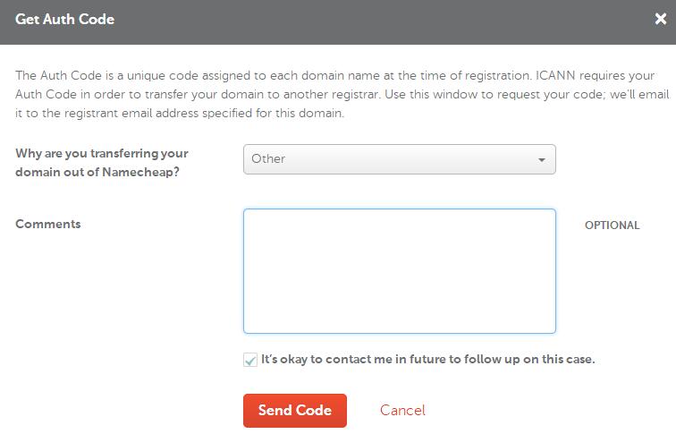 AUTH CODE