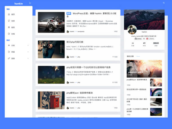 WordPress开源主题Smarty_Hankin V2.0.1 免费下载