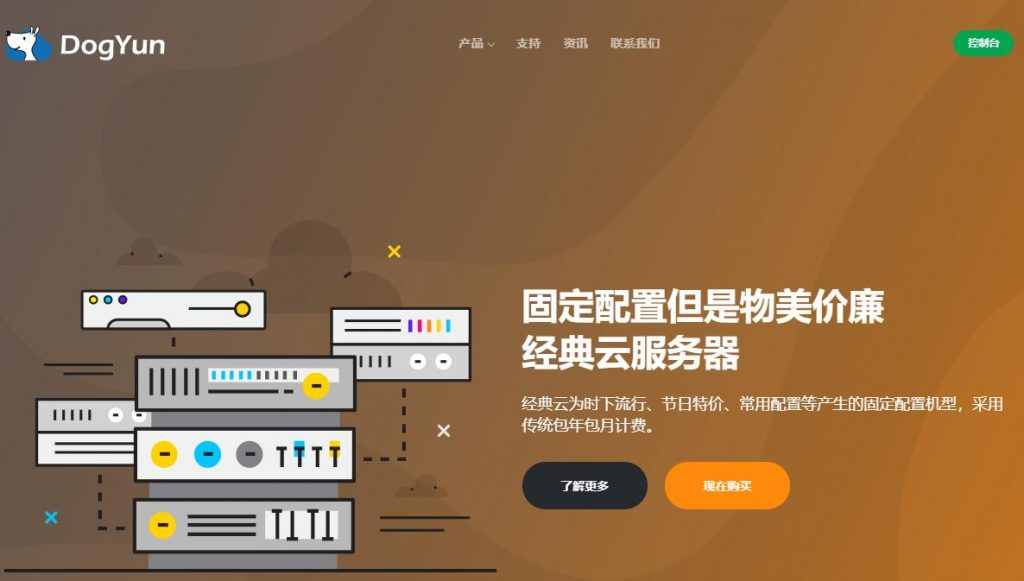 DogYun双十一：动态云主机6折,独立服务器优惠100元/月,充110送10元