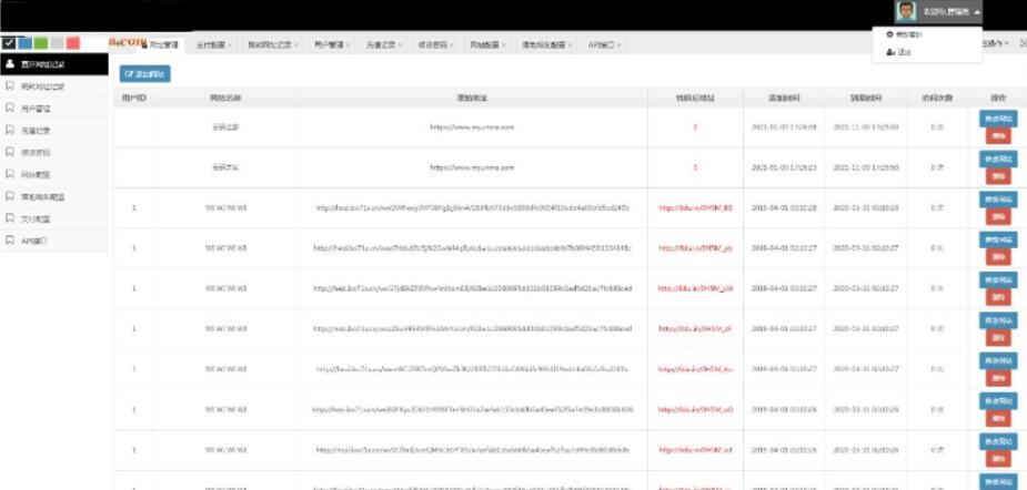P01-PHP域名防封微信域名防红完美版网站源码 支持实时检测域名+防红检测API
