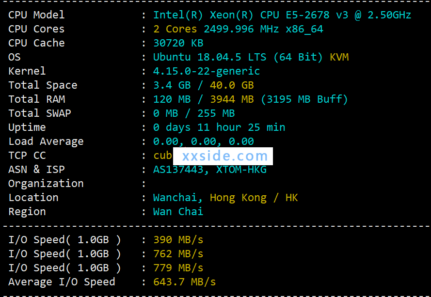 [测评]HOSTKVM香港CN2 VPS大浦机房(HK,TPM)hostkvm测速怎么样